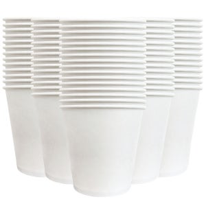 일회용 깨끗한 무인쇄 종이컵 1000개 1박스