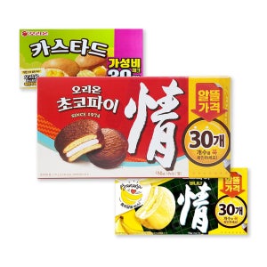 오리온 초코파이 정 36g x 30개 단체 간식 외2