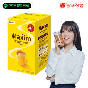 [5% 추가 적립] 맥심 모카골드 커피믹스 마일드, 200개입, 1개