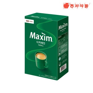 맥심 디카페인 커피믹스 100개입