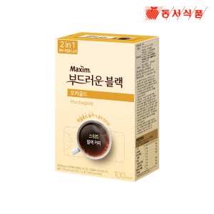 맥심 부드러운 블랙 모카골드 100개입