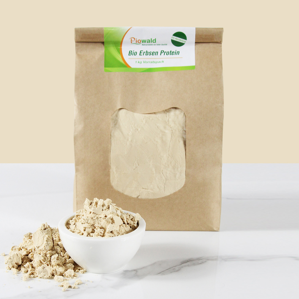 피오왈드 유럽 NON-GMO 유기농 식물성 <b>완두콩 단백질</b> 파우더 비건 단백질쉐이크 1kg