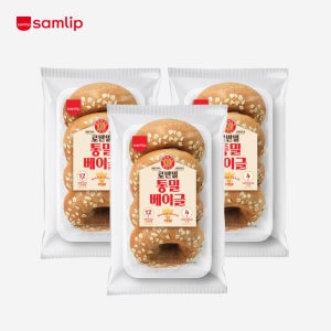 삼립 로만밀 통밀 베이글 400g, 3개
