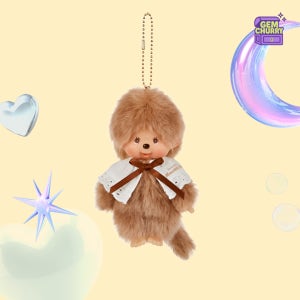 몬치치 프렌즈 스위트 브라운 키체인 인형 일본 가챠 키링 여자친구 선물 몬치치덕후 S