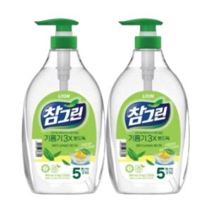 기름기제거 참그린 주방세제 기름기뽀드득 1kg 2개