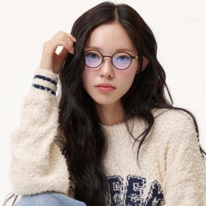 블랙몬스터 DB116 가벼운 초경량 울템 동글이 둥근 안경 알작은 블루라이트 차단 안경테