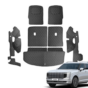디케이몰 KHAN 칸 트렁크매트 디올뉴팰리세이드 LX3 7인/3열수동, 패널제외