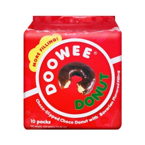 듀이도넛 초코맛 420g 개별포장 간식 디저트x10개 박스