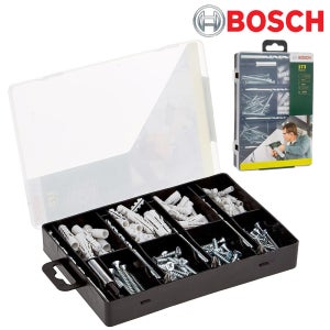 BOSCH 가정용공구세트 173pc 드릴비트 스크류볼트 피스못 앙카 칼블럭