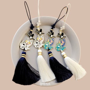 호작도 노리개 고급 남아 한복 소품 전통 장신구