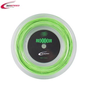 아이소스피드 렉서 200m 릴 1.25mm 원형 테니스 스트링 줄 거트