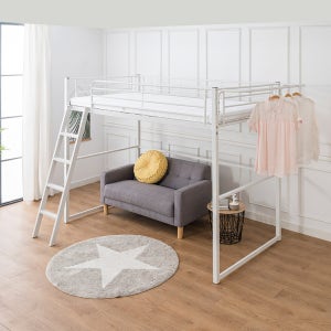 미코퍼니처 비앙카 철제 벙커침대 SS(슈퍼싱글), 화이트