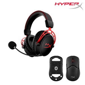 하이퍼엑스 무선 셋업 게이밍 헤드셋 마우스 패키지 5