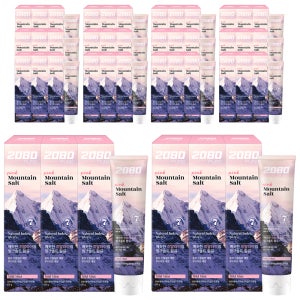 애경 2080 퓨어 치약 핑크마일드민트향 120g(3입) x 14개