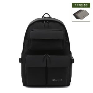 [스노우피크 어패럴] 듀얼테크 멀티 포켓 백팩 25L Black (S26SUFBP35)