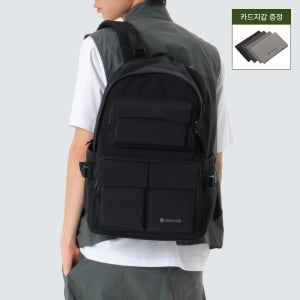 [스노우피크 어패럴] 듀얼테크 멀티 포켓 백팩 25L Black (S26SUFBP35)