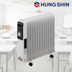 국산 흥신 라디에이터 13핀 사무실 화장실 가정 절전형 전기 라지에타 히터 타이머 ERT-25BST