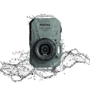 리코 PENTAX WG-1000 올리브 아웃도어 방수 디지털 카메라