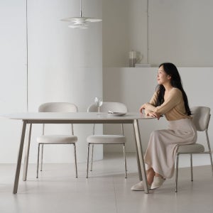 알레트 몬드리안 포세린 세라믹 식탁 4인용 6인용 다이닝 테이블