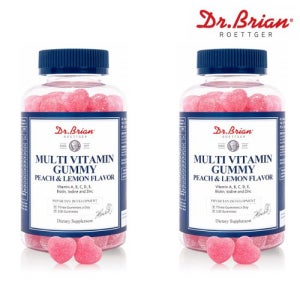 멀티비타민 구미 피치&레몬맛 3000mg 100구미, 2개