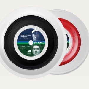 (롤)요넥스 폴리투어 포스 1.20mm 1.25mm 블랙 레드 테니스스트링 200M