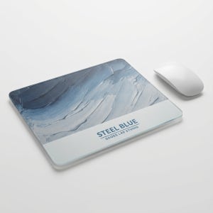 [굿즈랩스튜디오 컬러파레트 시리즈] 강화 유리패드 게이밍 마우스 패드 블루