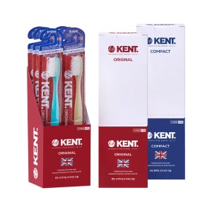 켄트칫솔 초극세모 오리지널+콤팩트 12개입