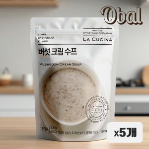 이탈리안 라쿠치나 수프 버섯크림160g x5개