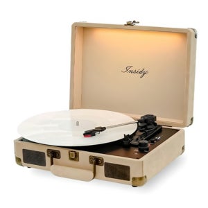 턴테이블 블루투스 스피커 오디오 LED 감성 무드등 인테리어 LP 레코드 플레이어