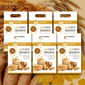 그레이스힐 쌀눈이 들어간 현미 천마차 콘프레이크 50포 20g, 6개