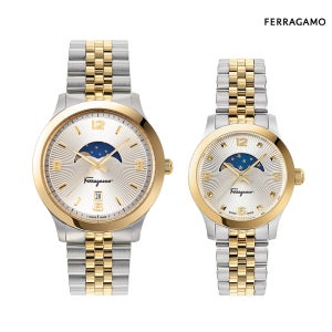 본사AS 페라가모 커플시계 SFMN002-22 SFMO002-22 메탈시계 DUO MOONPHASE