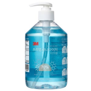 (3개세트) 3M 손소독제 70% 새니타이저 9270 겔 500ml