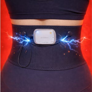 [국산]약속핏 특허받은 허리 EMS 저주파 마사지기 복부 근육 요근 기립근 안정요법 자극기
