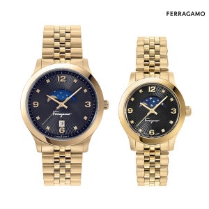 본사AS 페라가모 커플시계 SFMN004-22 SFMO004-22 메탈시계 DUO MOONPHASE