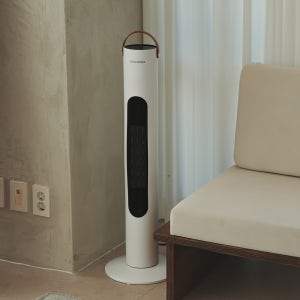 대우 리모컨 전기온풍기 저소음 PTC히터 사무실 난방기 터치식