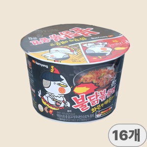 삼양 불닭볶음면 컵라면 105g x 16개