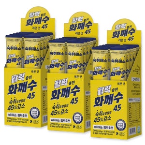 화깨수 짠한형 숙취해소제 편의점 숙취해소음료 레몬, 10포, 3개