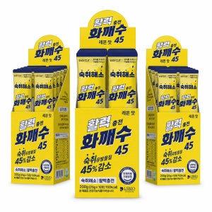 화깨수 숙취해소제 편의점 숙취해소음료 레몬, 10포, 3개