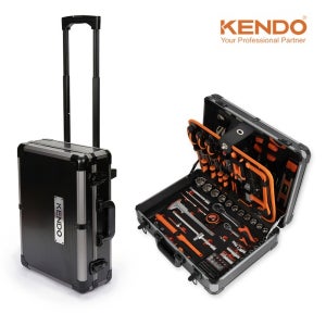 켄도 만능 캐리어 공구세트 161p(90703) 수공구세트 자동차 정비 오토바이 공구 종합