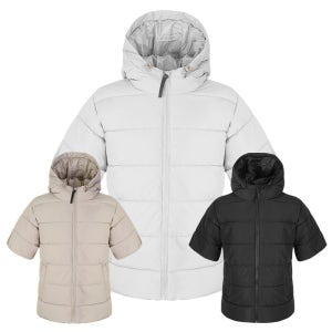 SNP골프 남성 에어라이트 후드 반팔 패딩 자켓