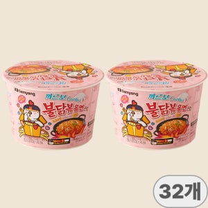 삼양 까르보 불닭볶음면 컵라면 105g x 32개