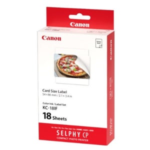 캐논 셀피 인화지 스티커용지 KC-18IF 2X3 18개, 1개