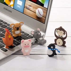 국산 플라이토 실리콘 동물 USB 메모리 16GB