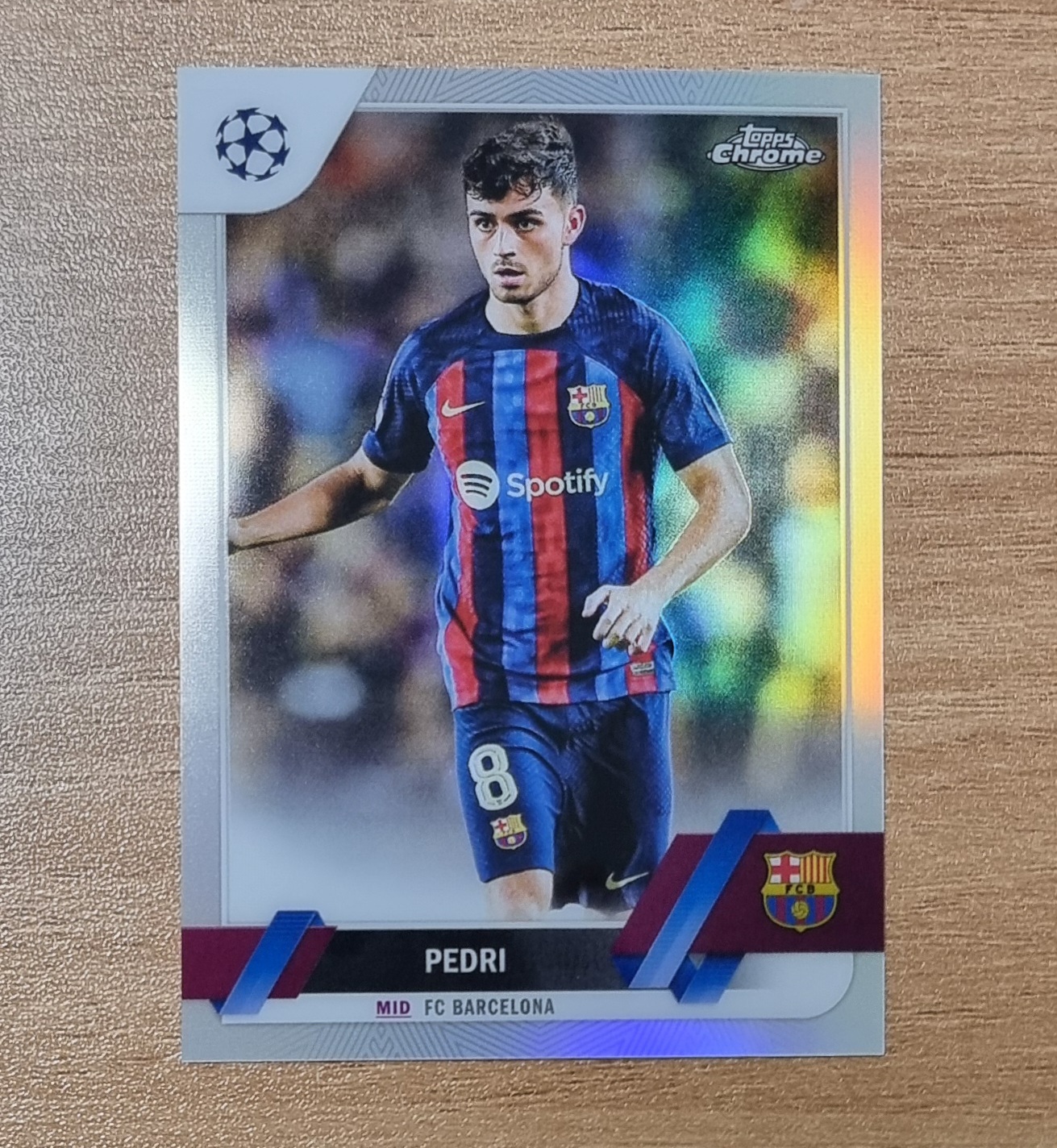 페드리 2022-23 Topps Chrome Refractor No-136 축구카드