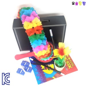 KC 어린이마술도구세트 무대마술용 총6종구성 매직가방 5종트릭용품