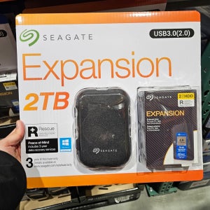 씨게이트 휴대용 외장하드 HDD 2TB 2테라 EXPANSION 백업용