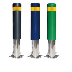 우레탄 스텐 볼라드 150파이 앙카이동식 충돌방지 진입금지 안전보호대 UBR-20450-1