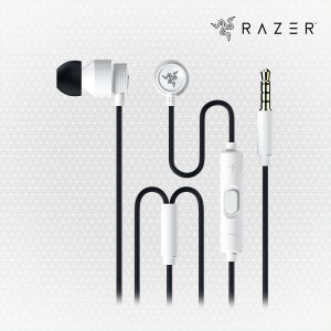 레이저코리아 해머헤드 V3 화이트 유선 게이밍 이어폰 Razer hammerhead V3 white
