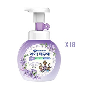 아이깨끗해 손세정제 블루밍퍼플 250ml 용기 18개