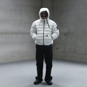 [국내매장판] 노스페이스 화이트라벨 경량패딩 26SS 칼릭스 T-ball 자켓 체크화이트 NJ3NS02K